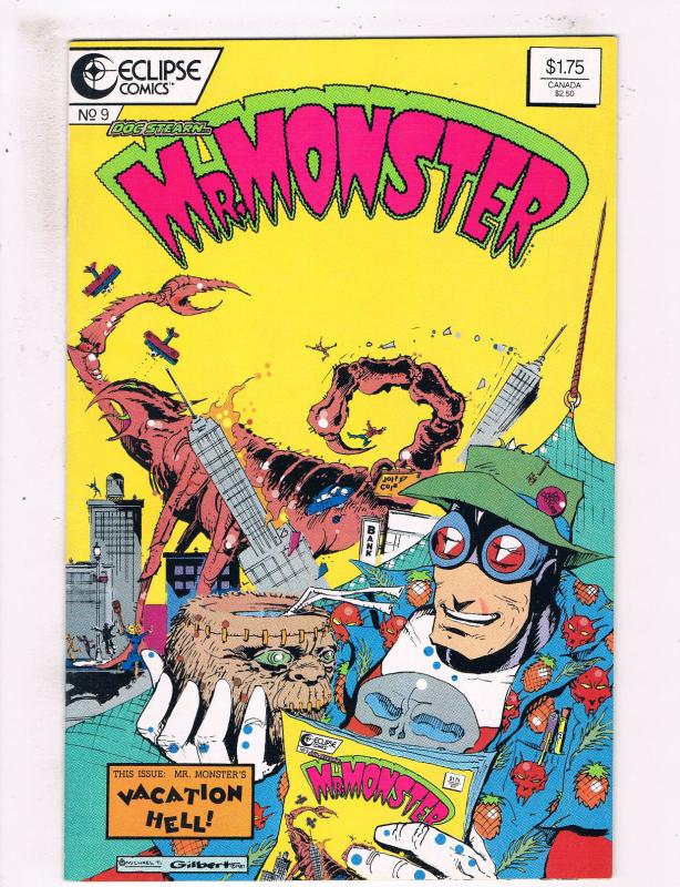 Mr Monster #9 VF Eclipse Comics Comic Book Doc Stern 1987 DE25