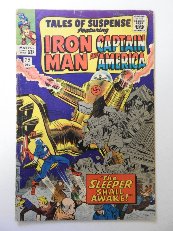 Tales of Suspense #72 (1965) GD/VG Condition moisture stain