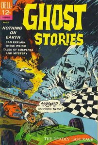 Ghost Stories #13 VG ; Dell | low grade comic March 1966 Horror Race Car