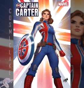 CAPTAIN CARTER #1 ~ DAVID NAKAYAMA VARIANT ~ 1ST APPEARANCE MCU PREORDER 3.9 NM☪