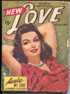 New Love 7/1943-Popular-pulp romance-exotic GGA cover-Peggy Gaddis-VG