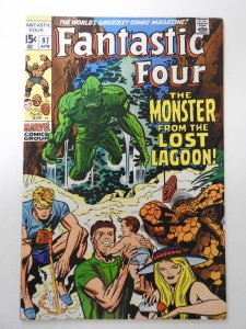 Fantastic Four #97 (1970) VG+ Condition centerfold detached bottom staple