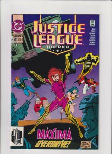 Justice League America #78 NM- 9.2 DC Comics 1993 Guy Gardner,Wonder Woman