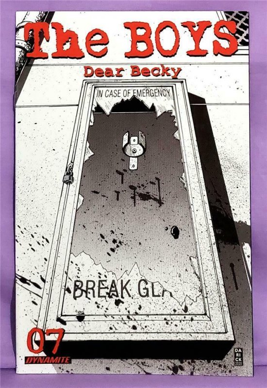 THE BOYS Dear Becky #5 - 8 Robertson Line Art Premium Covers (Dynamite, 2020)! 725130290571