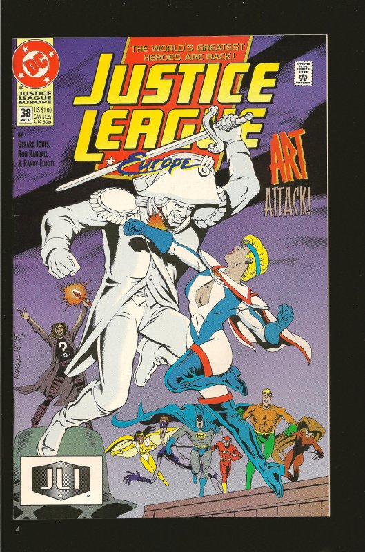 DC Comics Justice League Europe #38 May (1992)