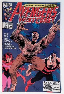 Avengers West Coast #87 (Oct 1992, Marvel) 8.5 VF+
