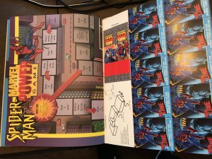 Spider-Man Marvel Powers Game  1996 Magazine Puzzles Coloring Game Plus a Comic!