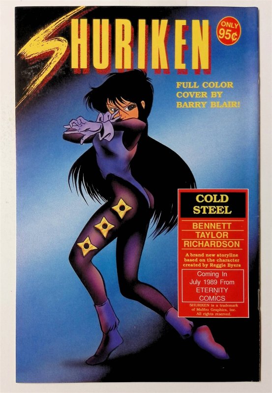 Wild Knights #9 (Dec 1988, Eternity) 7.5 VF-