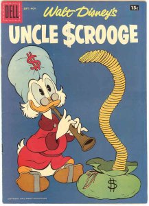 Uncle Scrooge (Walt Disney) #19A GD ; Dell | low grade comic September 1957 15 C