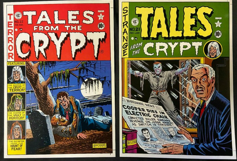 TALES FROM THE CRYPT PORTFOLIO 30 COVERS 13.5 x 10 1979 