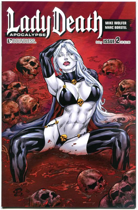 LADY DEATH Apocalypse #2, NM, Wolfer, Camillo, Sultry cvr, Femme Fatale, 2015