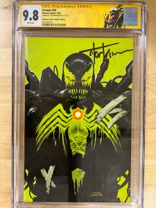 Venom #26 Kirkham Cover B (2020) CGCSS 9.8 Signed by Tyler Kirkham