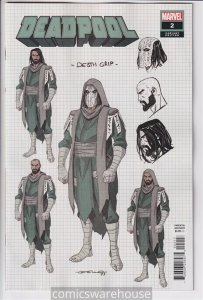 DEADPOOL (2024 MARVEL) #2 VARIANT 1:10 IBAN COELLO DESIGN NM A55118