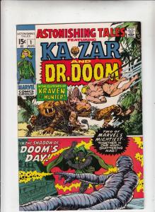 Astonishing Tales #1 (Aug-70) NM/NM- High-Grade Ka-Zar, Doctor Doom