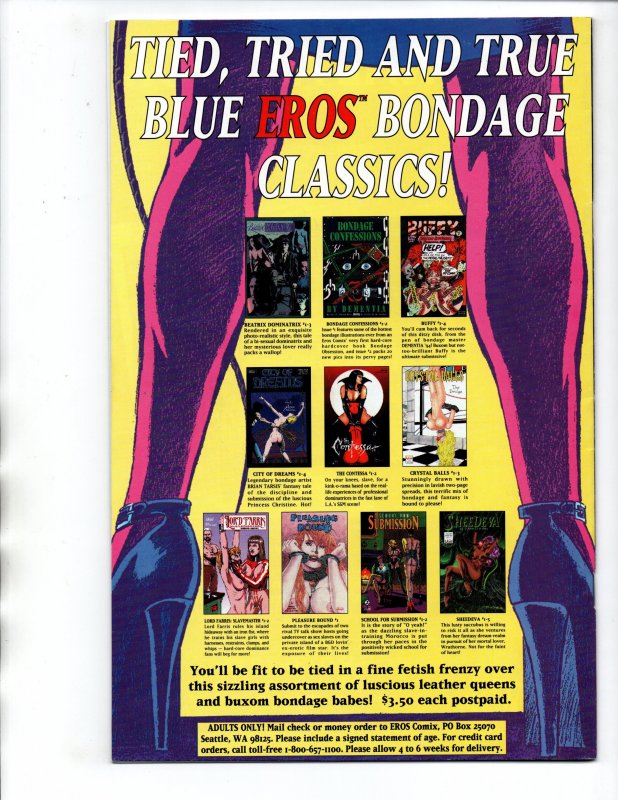 Dementia's Bondage Gallery Volume One - Eros Comix - 1999 - FN
