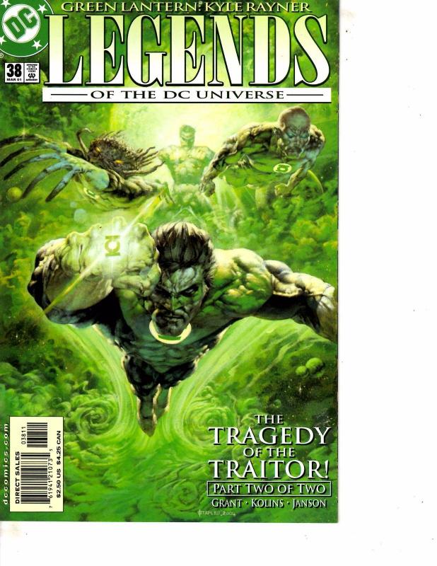 Lot Of 2 DC Comic Books New Titans Annual #9 and Green Lantern Legends #38 ON13