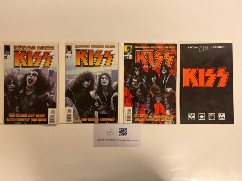 4 Kiss Dark Horse Comic Books # 8 9 10 87 46 JS35