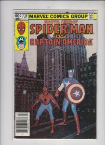 MARVEL TEAM-UP SPIDER-MAN AND CAPTAIN AMERICA  #128 1983 MARVEL / MED +