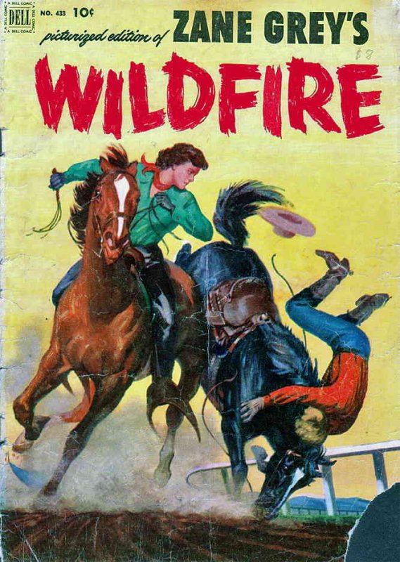 Four Color Comics (2nd Series) #433 FAIR ; Dell | low grade comic Zane Grey's Wi