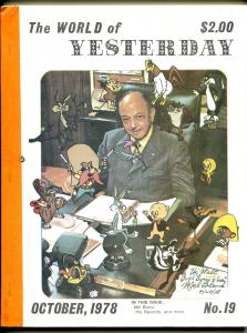 World of Yesterday #19 10/1978-Mel Blanc-Clayton Moore-Louis Prima-FN