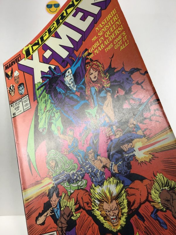 The Uncanny XMen 240 (1989)Inferno goblin queen, Mauraders, Mr