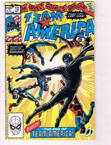 Team America #12 VF Marvel Comics Group Comic Book May 1983 DE23