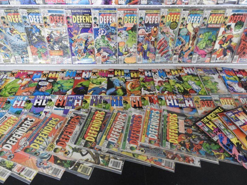 Huge Lot 190+ Comics W/ Defenders, Hulk, Powerman+ Avg Fine/VF Condition!