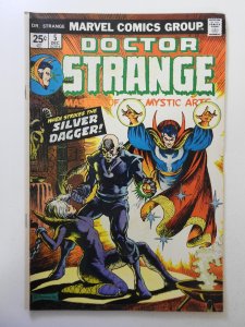 Doctor Strange #5 (1974) VG MVS intact! Cover and 1st wrap detached top staple