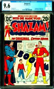 Shazam #1 CGC Graded 9.6 1st Appearance of Captain Marvel