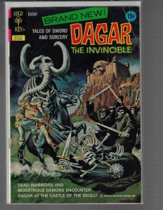 Dagar the Invincible #1 (Gold Key, 1972) KEY 1st Issue