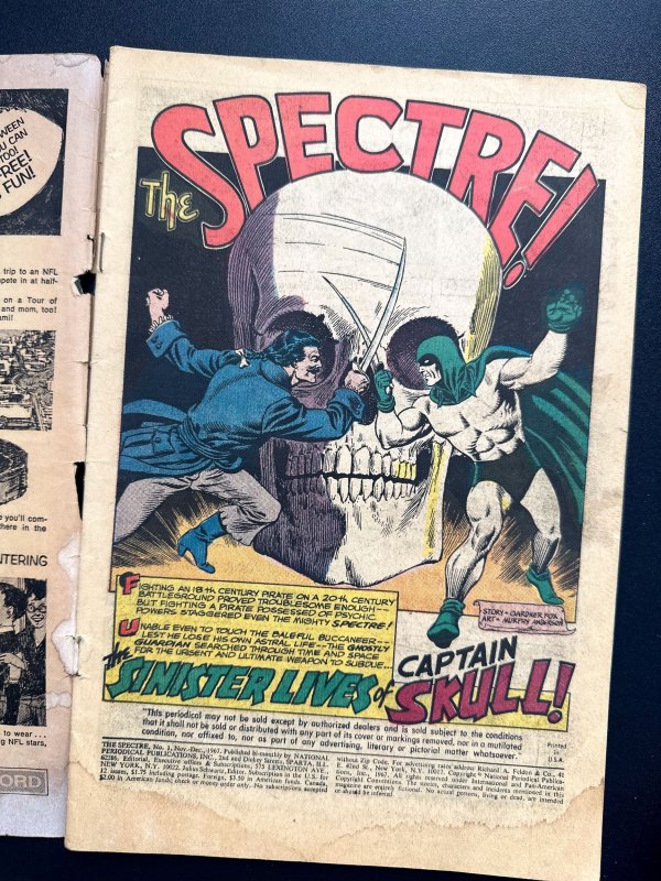 The Spectre #1 (1967) 1st Solo - GD
