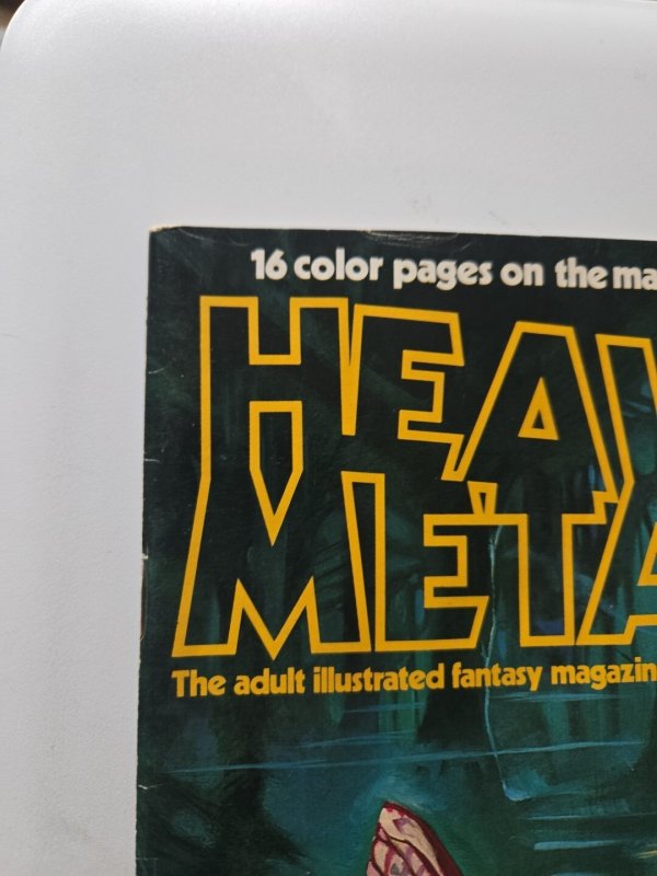 Heavy Metal Magazine August 1981 Issue Sci-Fi Fantasy Fiction