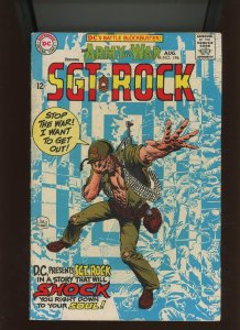 (1968) Our Army at War #196: SILVER AGE! KEY! CLASSIC JOE KUBERT COVER ART (4.0)