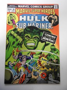 Marvel Super-Heroes #36 (1973) VF+ Condition