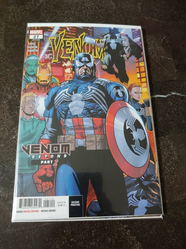 Marvels Venom #27 2nd Printing LGY #192 Knull Virus Variant NMT-MT