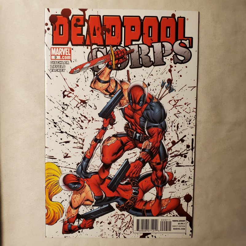 Deadpool Corps 9 Near Mint Cover by Rob Liefeld