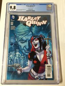 Harley Quinn 22 Cgc 9.8 White Pages Hardin Variant New Case