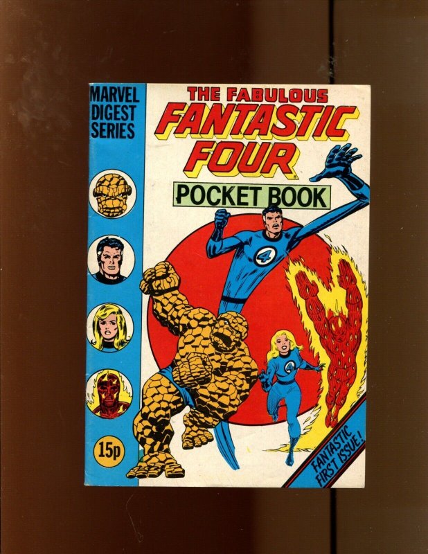 Fantastic Four Pocket Book #1 - Jack Kirby Art! (7.0/7.5) 1980 UK Edition