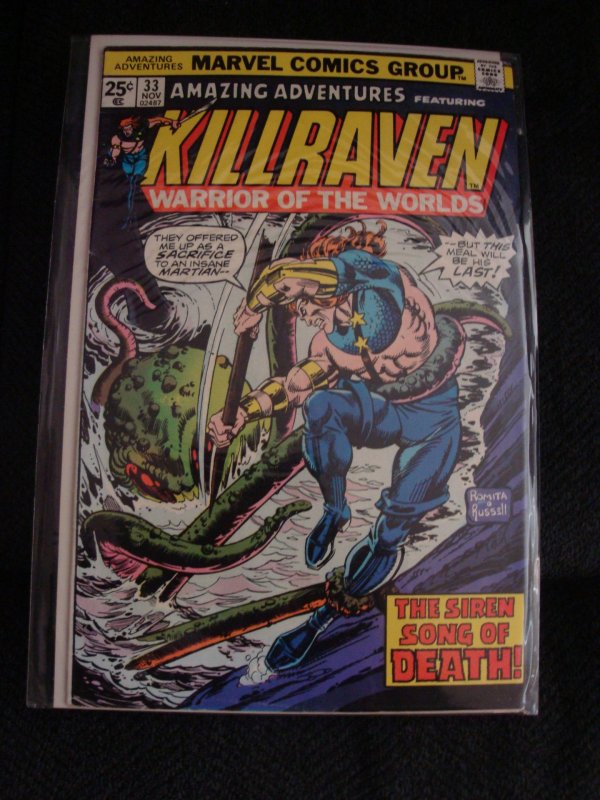 Amazing Adventures #33 Killraven War of the Worlds Herb Trimpe John Romita Art