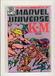 LOT of 9-MARVEL UNIVERSE C-D,D-G,H-J,K-M,M,N-P,Q-S,S,S-U,V-Z #3-11 VF(PF747) 