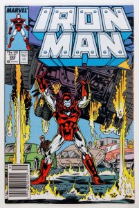 Iron Man #222 (1987) NEWSSTAND