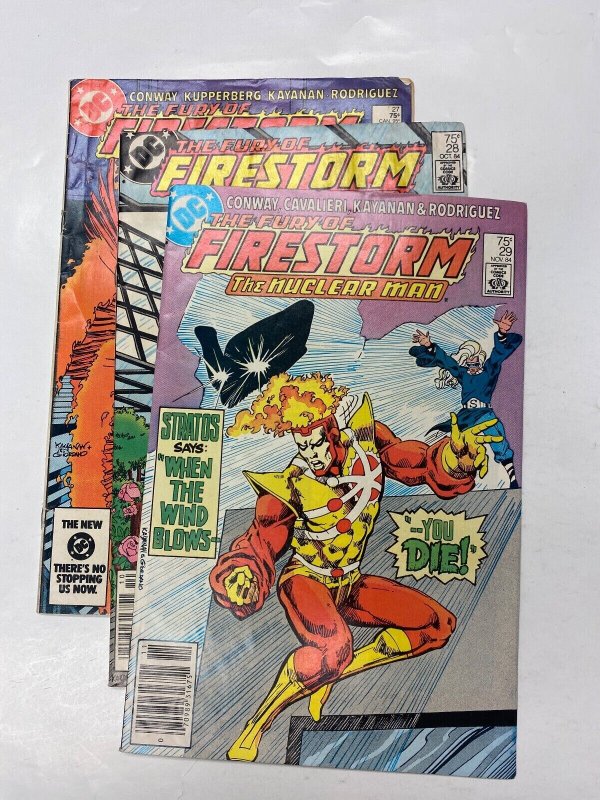 3 Firestorm DC comic book #27 28 29 96 KM9