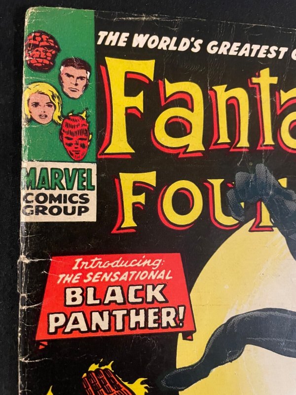 FANTASTIC FOUR #52 First Black Panther Appearance, G Condition