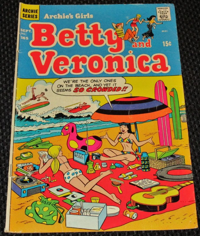 Archie's Girls Betty and Veronica #165 (1969)