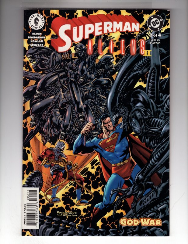Superman Aliens 2: God War #2 (2002)   / ECA7