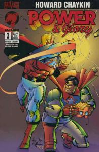 Power And Glory #3 VF/NM; Malibu | save on shipping - details inside