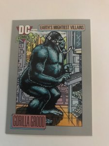 GORILLA GROOD #96 card : 1992 DC Universe Series 1, NM/M, Impel;  Flash villain