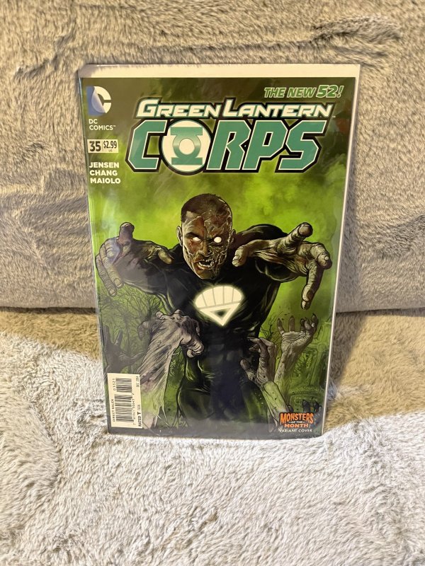 Green Lantern Corps 35 Monsters of The Month Variant