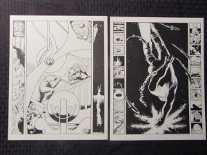 1989 Paul Chadwick's CONCRETE Portfolio w/ (6) Prints VF in VG Envelope