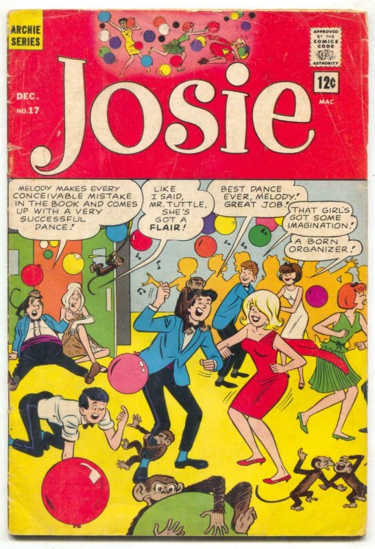 Josie #17 1965- Archie Silver Age Comic- G/VG